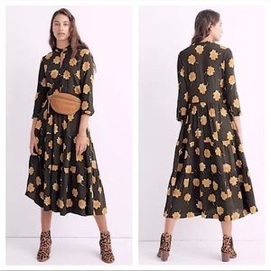 Madewell Floral maxi Dress XS